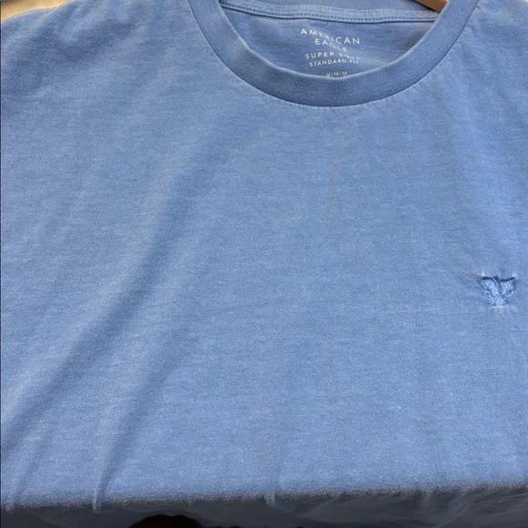 American Eagle Men’s Super Soft Icon T-Shirt in Bright Blue, size Medium - Picture 7 of 7